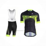 2021 Abbigliamento Ciclismo Nalini Nero Giallo Manica Corta e Salopette (5)